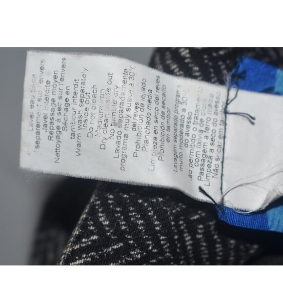 Vintage 90s Kenzo Jeans Herringbone Cotton Denim Jacket Blazer Italy 36 XS S - Picture 10 of 13